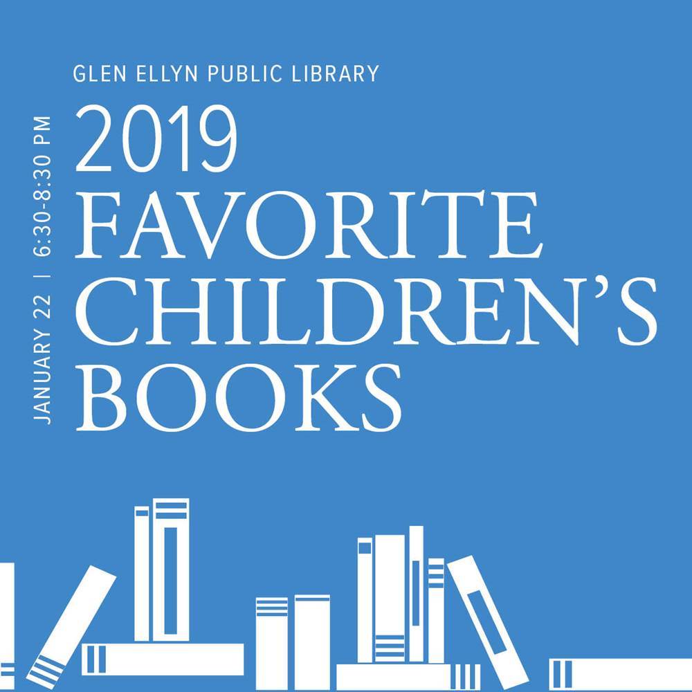 2019 Favorite Children's Books title with image of books