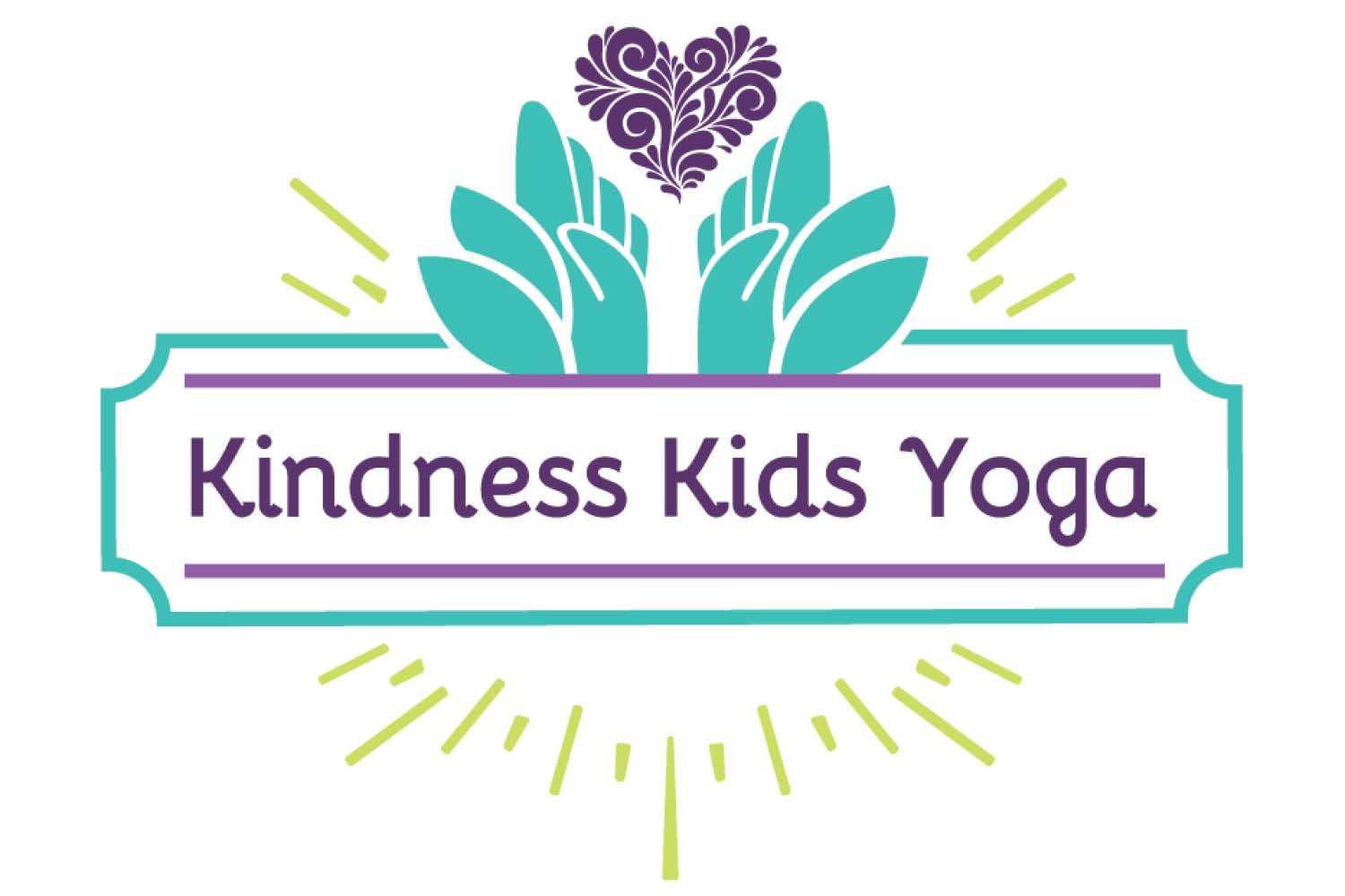 heart logo for kindness kids yoga